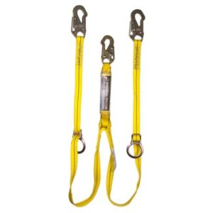 Guardian 01291 Adjustable 6Ft. Double Leg, Tie-Back Lanyard