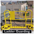ROOFTOP LADDER GUARDING WITH SRC 360 MOBILE SAFETY RAILING