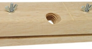 8" Applicator Block Only (Lambswool Pads)