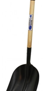 #2 Steel Scoop w/Wood Handle & Poly D-Grip