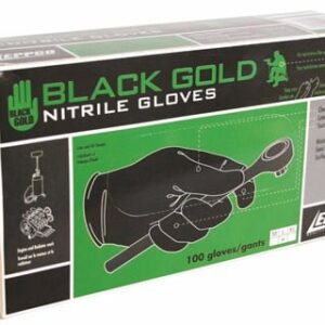 Black Nitrile Gloves Disposable 100pk-XL #9845