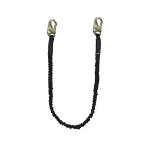 6' Low Profile Energy Absorbing Lanyard w/ Snap Hooks