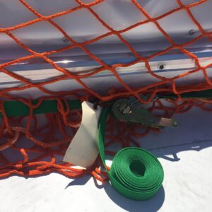 Bright Orange Safety Net 10X10 #SLN-1010