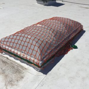 Bright Orange Safety Net 7x7 #SLN-0707