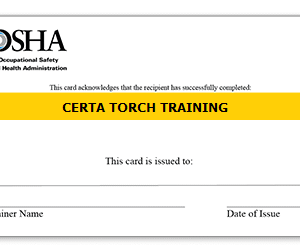CERTA TORCH TRAINING