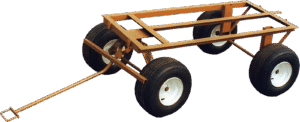 on deck 4 wheel trailer01