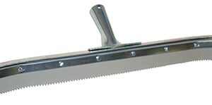 24" Curved Serrated Edge Floor Squeegee (1/4" V-Notch) #FS24CSE-1/4