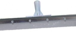 18" Serrated Edge Floor Squeegee (3/16" V-Notch) #FS18SE-3/16