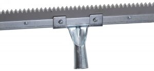18" Serrated Edge Floor Squeegee (3/8" V-Notch) #FS18SE-3/