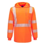 Hooded T-Shirt Long Sleeve Orange